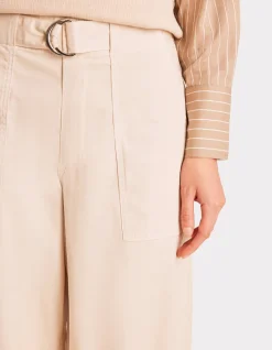 Celio Pantalon poches cargo à ceinture - beige^Femme Pantalons