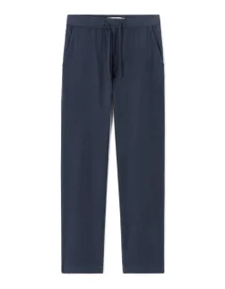 Celio Pantalon relaxed 100% gaze de coton - marine^Homme Pantalons|Costumes Casual