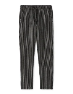 Celio Pantalon relaxed coton mélangé - noir^Homme Pantalons