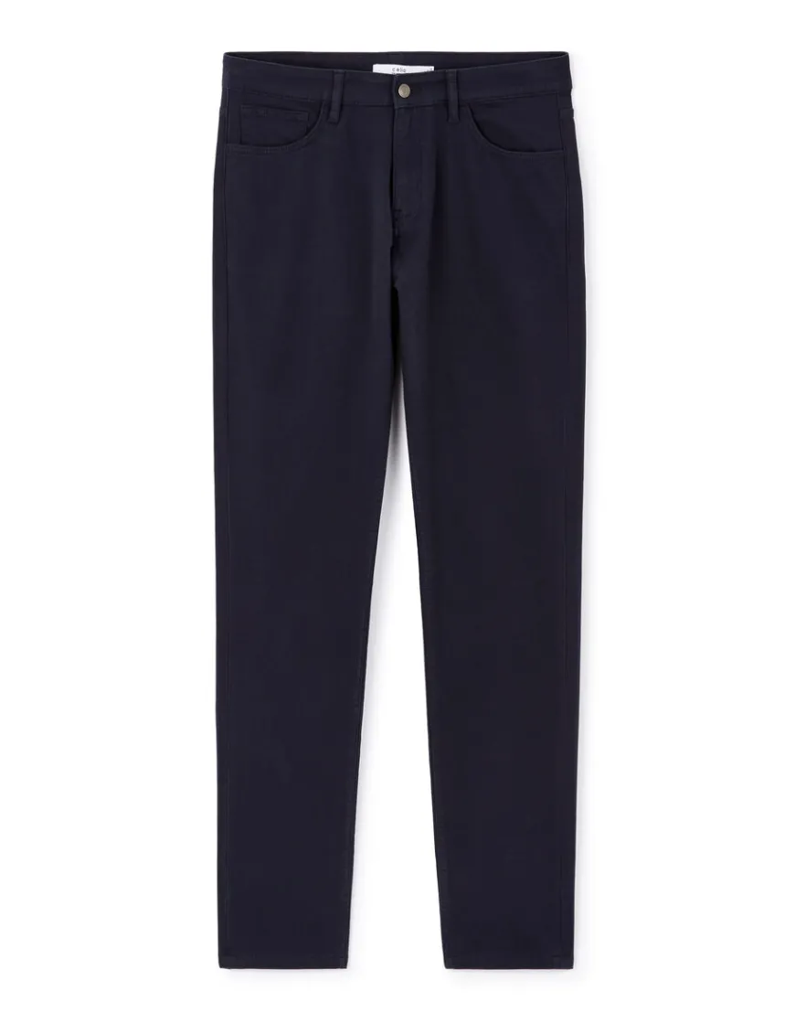Celio Pantalon slim - marine^Homme Pantalons