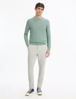 Celio Pantalon slim stretch - gris^Homme Pantalons Chinos|Pantalons