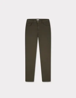 Celio Pantalon slim ultrastretch - kaki foncé^Femme Pantalons