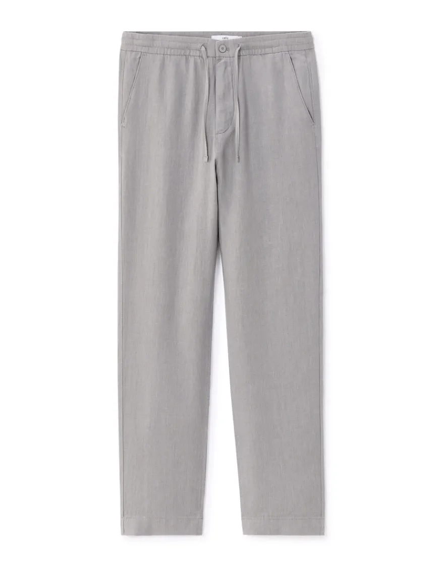 Celio Pantalon straight 100% lin -^Homme Pantalons En Lin|Pantalons