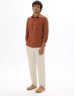 Celio Pantalon straight 100% lin -^Homme Pantalons En Lin|Pantalons