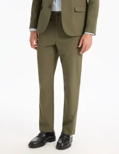 Celio Pantalon straight infroissable - kaki^Homme Pantalons Chinos|Pantalons