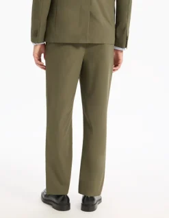 Celio Pantalon straight infroissable - kaki^Homme Pantalons Chinos|Pantalons