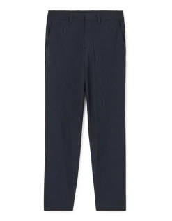 Celio Pantalon straight stretch - marine^Homme Pantalons 24H|Pantalons