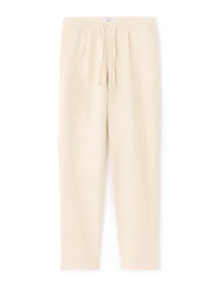 Celio Pantalon straight texturé canvas 100% coton - écru^Homme Pantalons