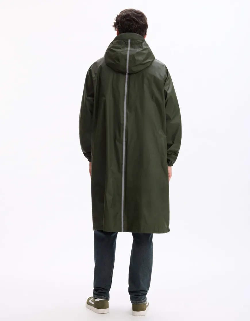 Celio Parka capuche fixe - kaki^Homme Manteaux|Parkas