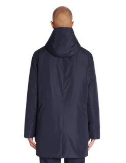 Celio Parka longue à capuche - marine^Homme Manteaux|Parkas
