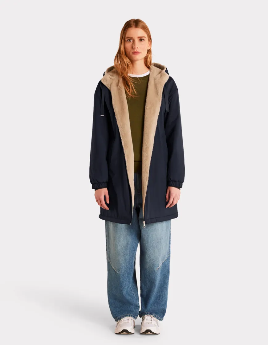 Celio Parka longue avec intérieur duveteux -^Femme Les Meilleures Ventes|Manteaux