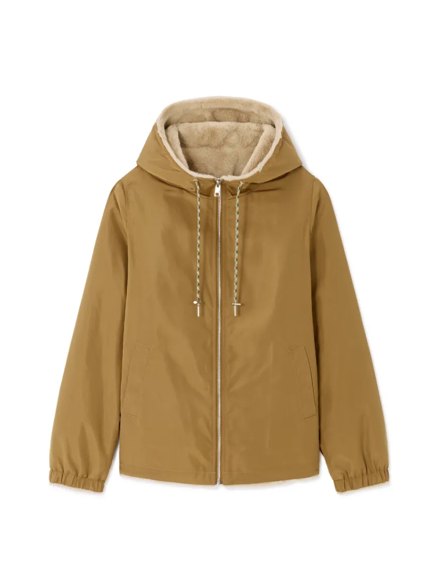 Celio Parka réversible avec intérieur duveteux - marron^Femme Manteaux