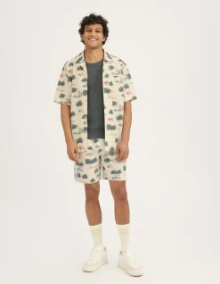 Celio Pokémon - Chemise beige Ramoloss^Homme Collabs|Costumes Casual