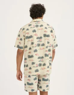 Celio Pokémon - Chemise beige Ramoloss^Homme Collabs|Costumes Casual