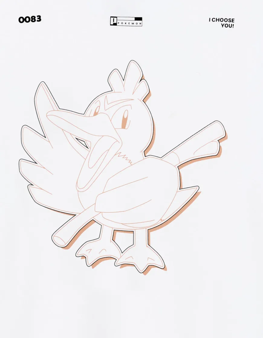 Celio Pokémon - T-shirt Canarticho^Homme Collabs|T-Shirts