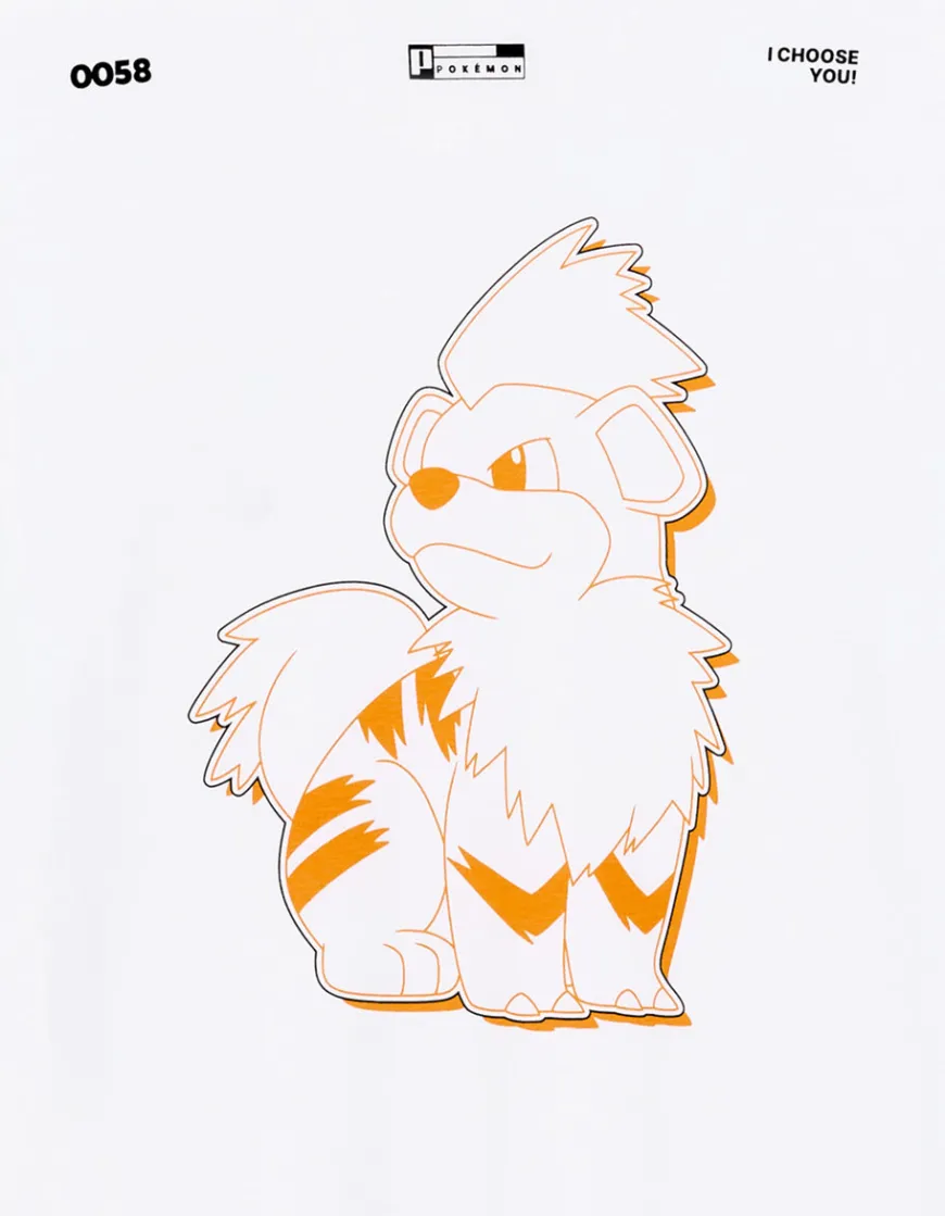Celio Pokémon - T-shirt Caninos^Homme Collabs|T-Shirts