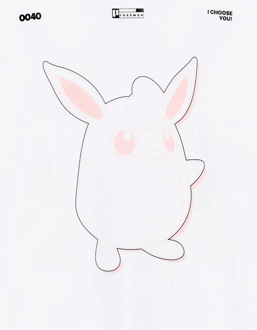 Celio Pokémon - T-shirt Grodoudou^Homme Collabs|T-Shirts