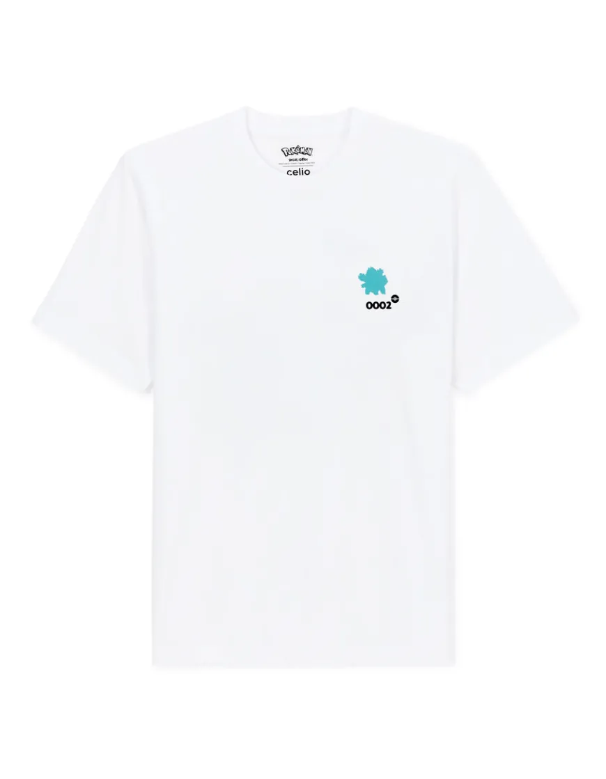 Celio Pokémon - T-shirt Herbizarre^Homme Collabs|T-Shirts