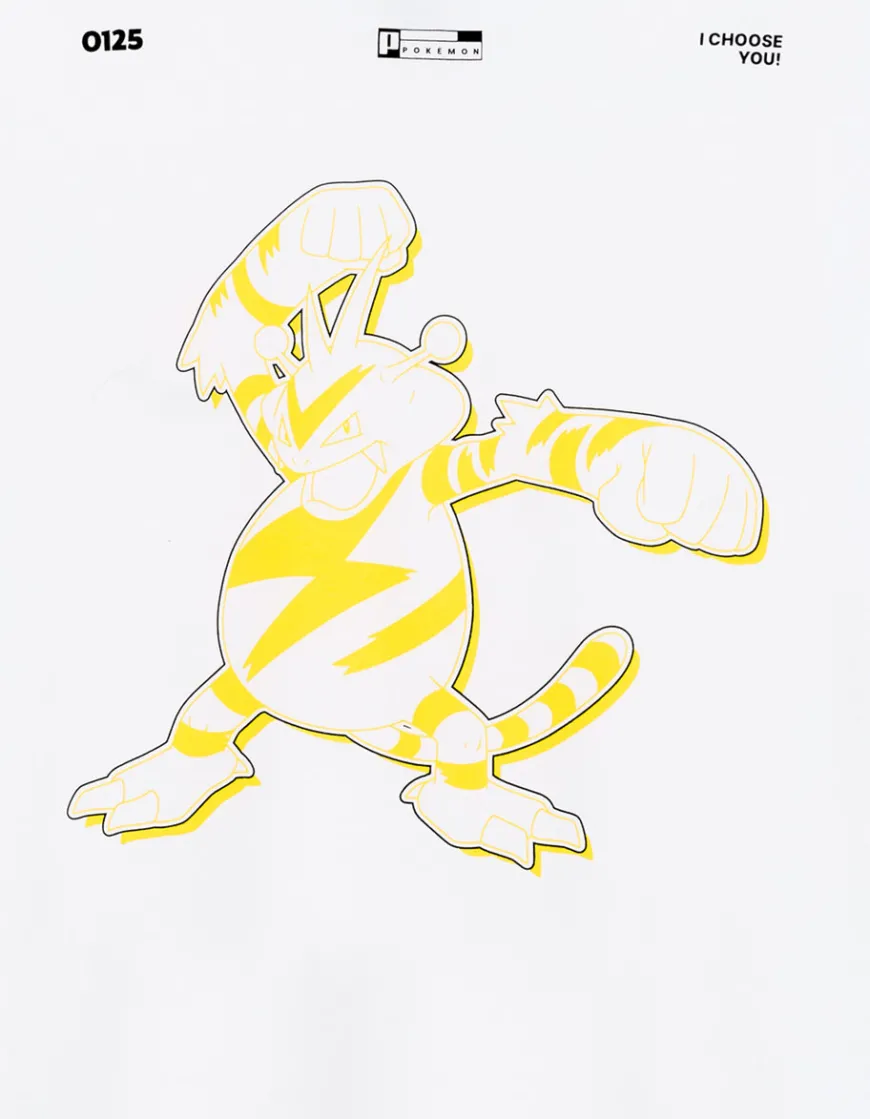 Celio Pokémon - T-shirt Élektek^Homme Collabs|T-Shirts