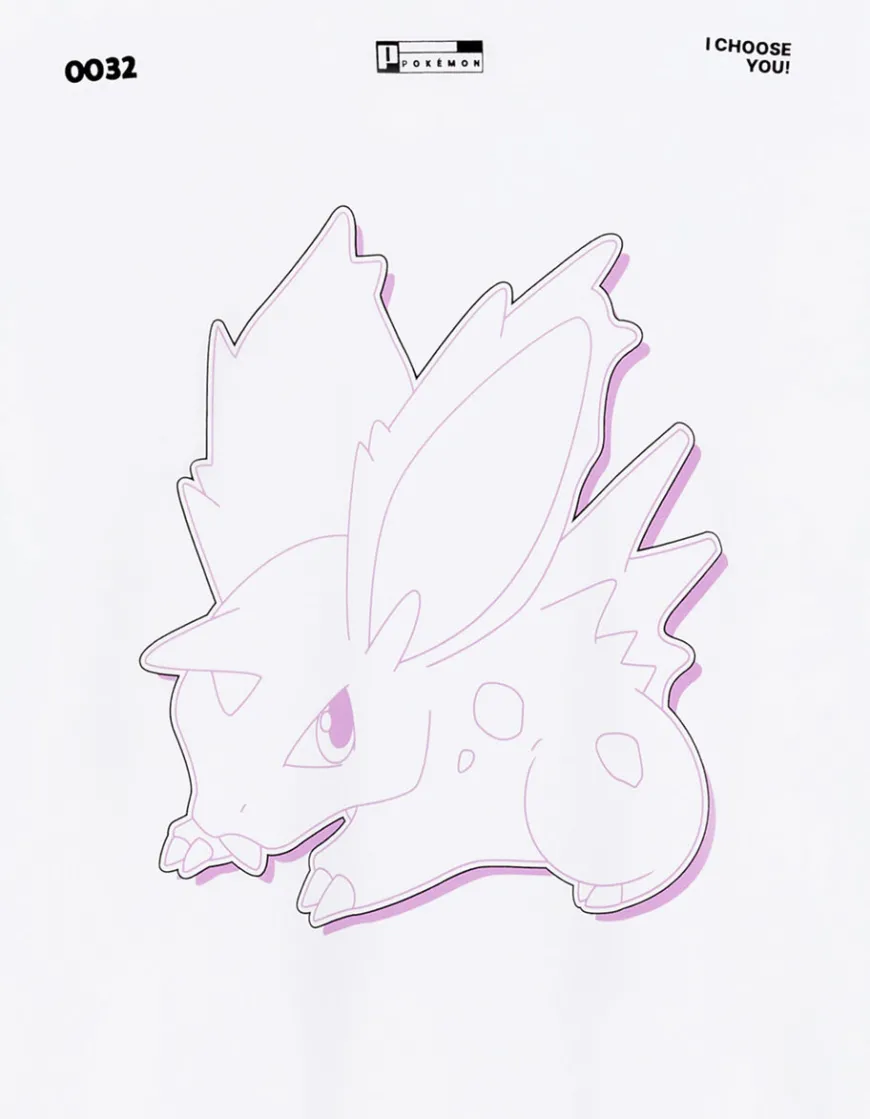 Celio Pokémon - T-shirt Nidoran mâle^Homme T-Shirts