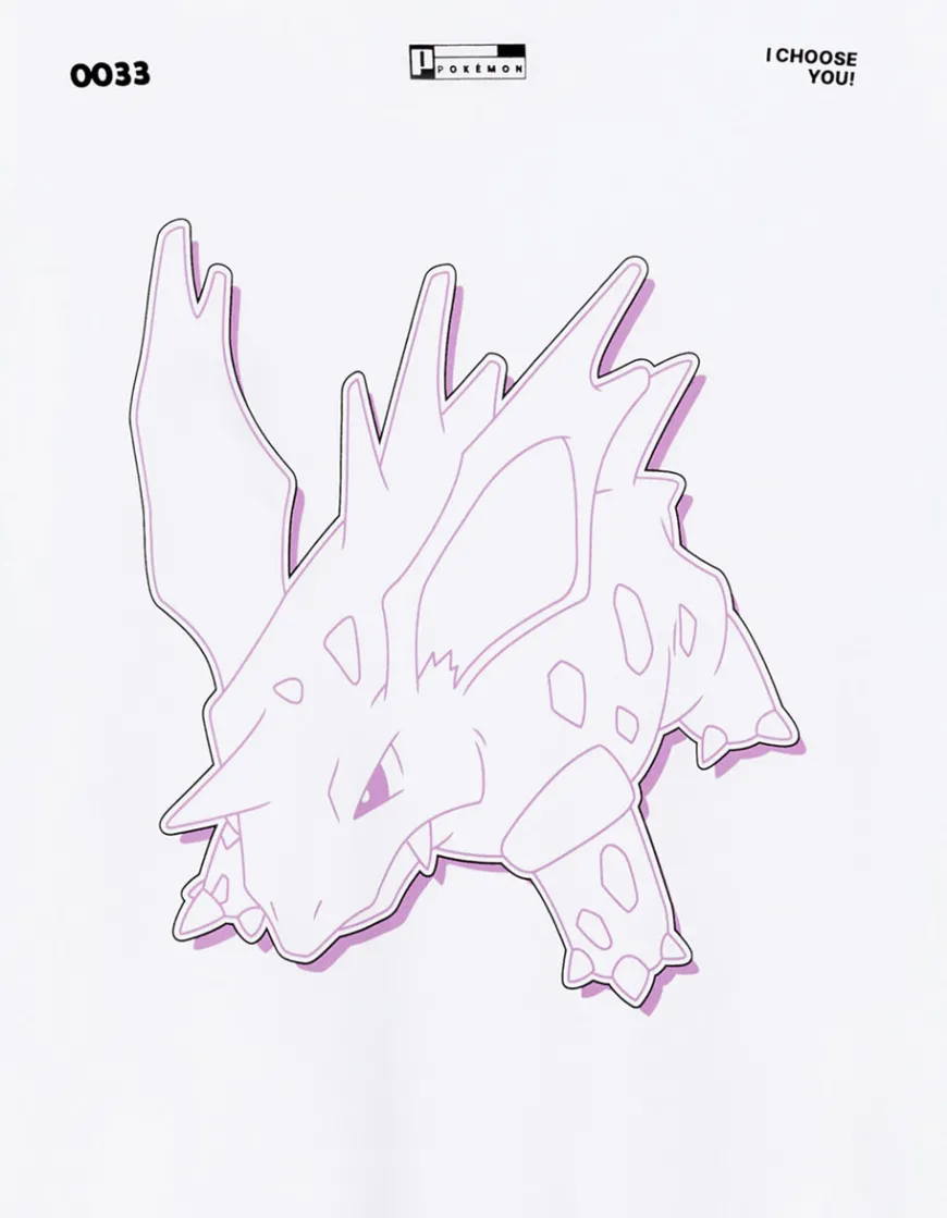 Celio Pokémon - T-shirt Nidorino^Homme Collabs|T-Shirts