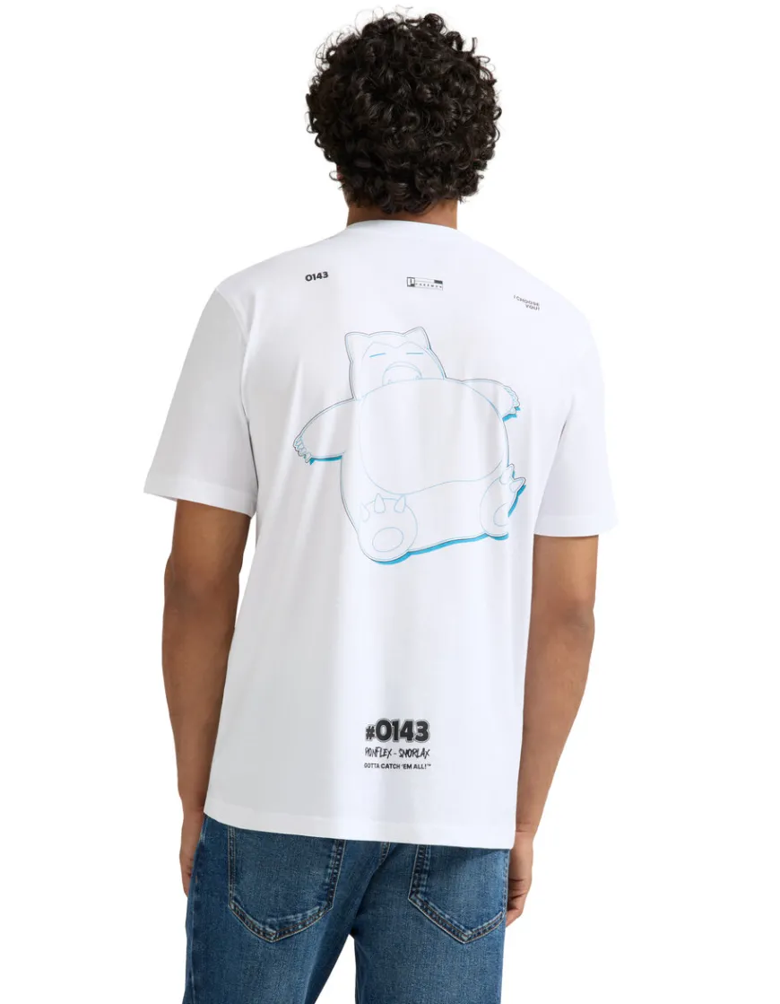 Celio Pokémon - T-shirt Ronflex^Homme Collabs|T-Shirts