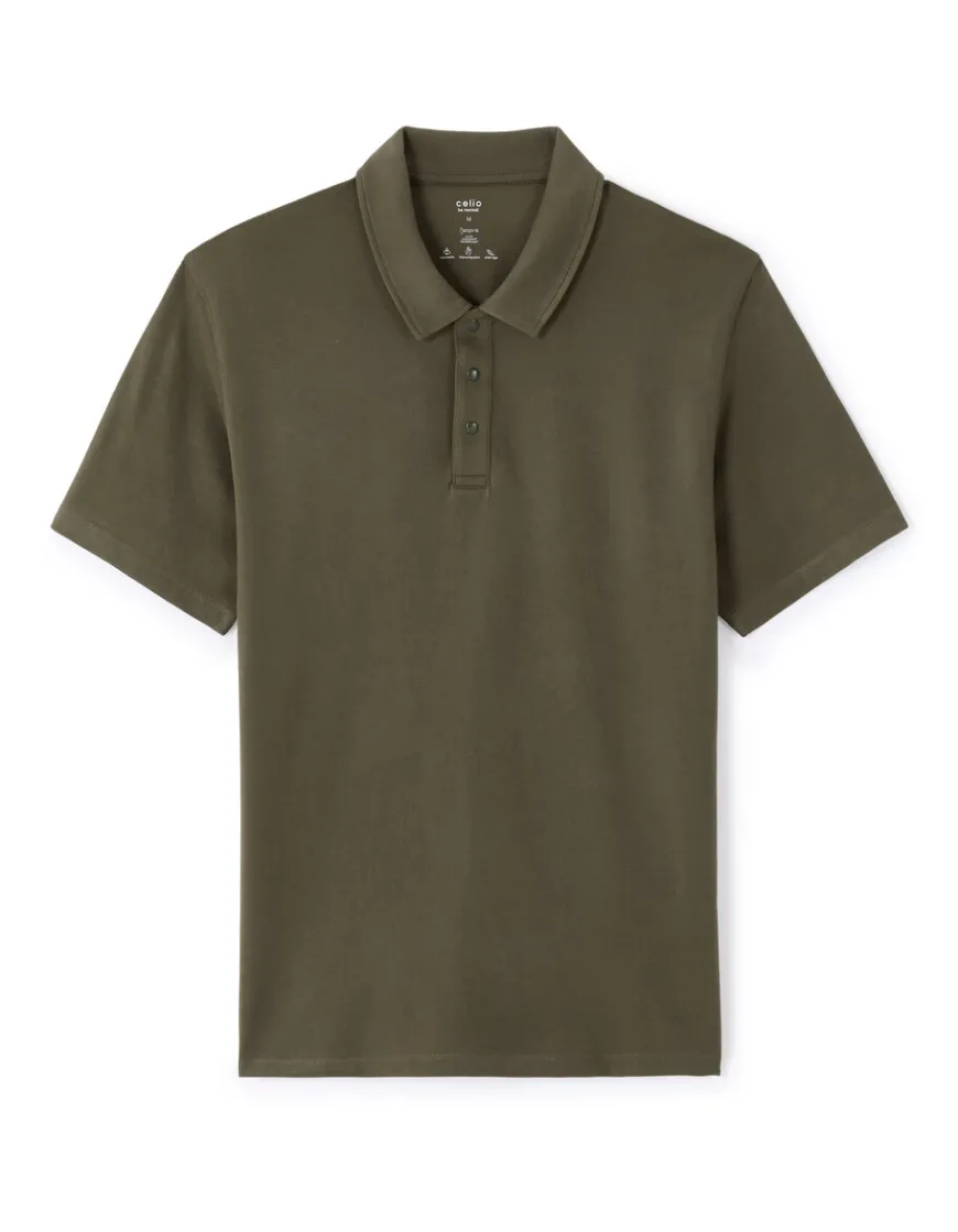 Celio Polo boxy coton mélangé -^Homme Polos