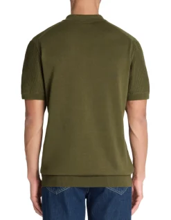 Celio Polo boxy en maille texturée 100% coton -^Homme Polos