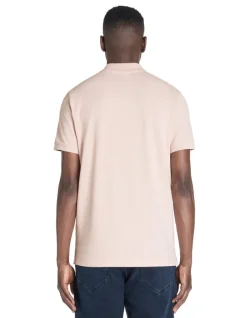 Celio Polo piqué regular 100% coton - rose^Homme Polos