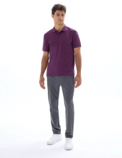 Celio Polo piqué regular 100% coton - violet^Homme Polos