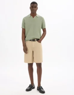 Celio Polo piqué regular 100% Coton tricot - vert^Homme Polos