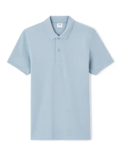Celio Polo piqué regular 100% coton - bleu^Homme Polos