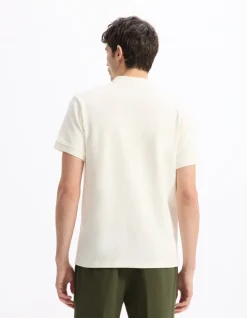Celio Polo regular 100% coton - beige^Homme Polos