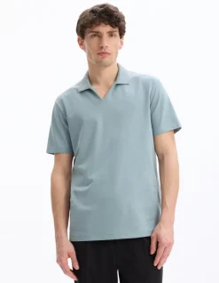 Celio Polo regular col cubain en coton mélangé -^Homme Polos