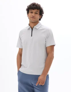 Celio Polo regular Coolmax - gris clair^Homme Polos