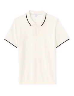 Celio Polo regular en jersey fantaisie - beige^Homme Polos