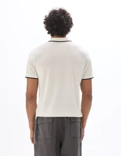 Celio Polo regular en jersey fantaisie - beige^Homme Polos