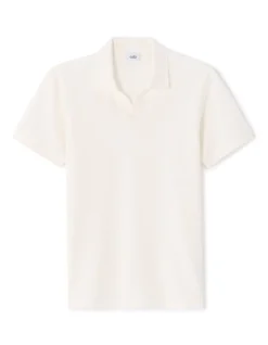 Celio Polo regular en maille gaufré - écru^Homme Polos