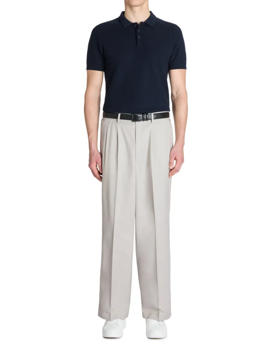 Celio Polo regular en maille texturée 100% coton - marine^Homme Polos