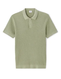 Celio Polo regular maille côtelé -^Homme Polos