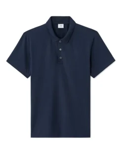 Celio Polo regular matière technique - marine^Homme Polos