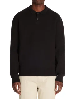 Celio Polo relaxed coton mélangé manches longues -^Homme Polos