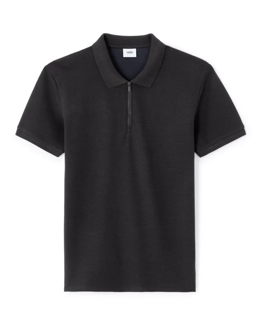 Celio Polo slim coton mélangé -^Homme Polos