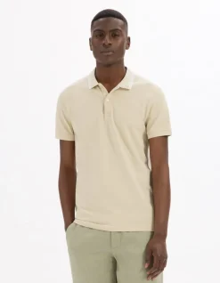 Celio Polo slim coton stretch - beige^Homme Polos