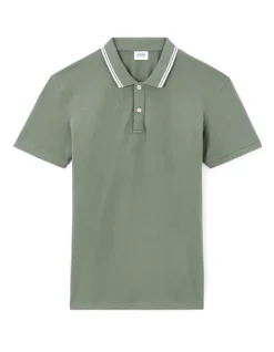 Celio Polo slim coton stretch - vert clair^Homme Polos