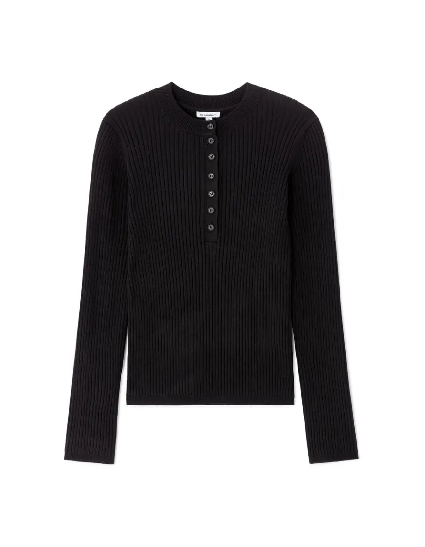 Celio Pull à col rond boutonné -^Femme Pulls