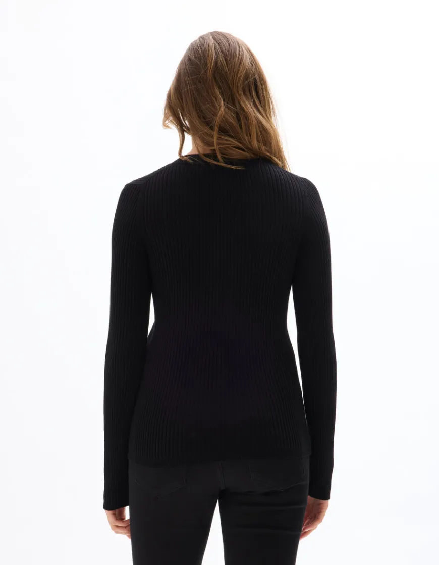 Celio Pull à col rond boutonné -^Femme Pulls