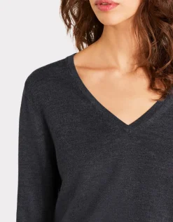 Celio Pull 100% laine mérinos à col V -^Femme Pulls