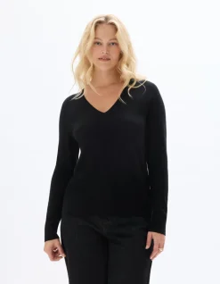 Celio Pull 100% laine mérinos à col V -^Femme Les Essentiels Aux Meilleurs Prix|Pulls