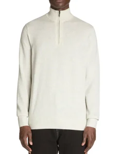 Celio Pull col camioneur 100% coton - écru^Homme Pulls